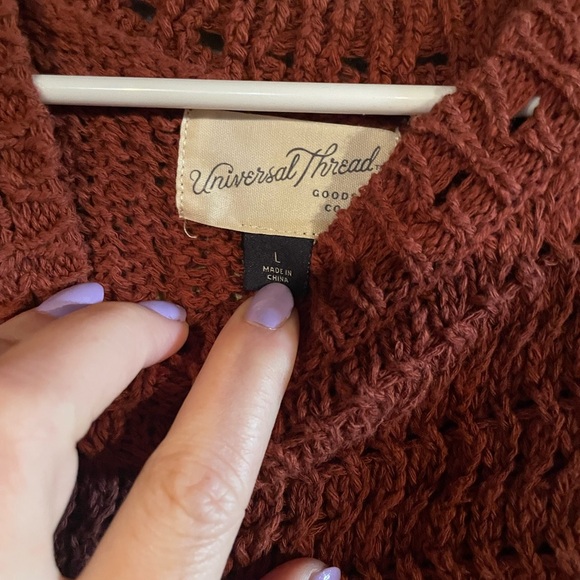 Universal Thread Red Ribbed Sleeveless Tank Top - Picture 3 of 3